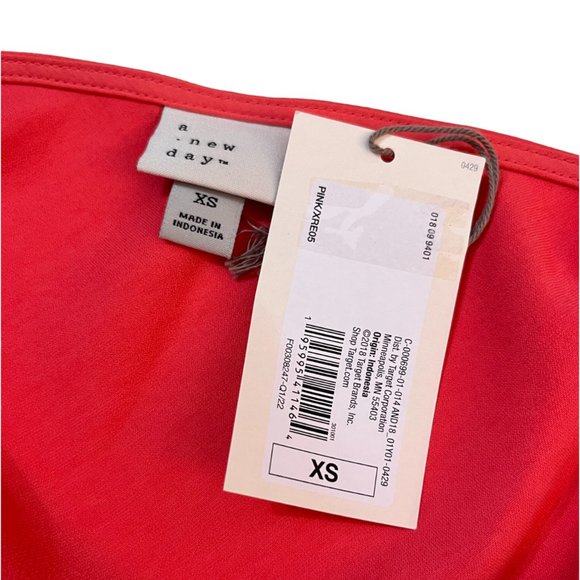 NWT Square Neckline Adjustable Spaghetti Strap Midi Dress with Slits - Picture 6 of 6